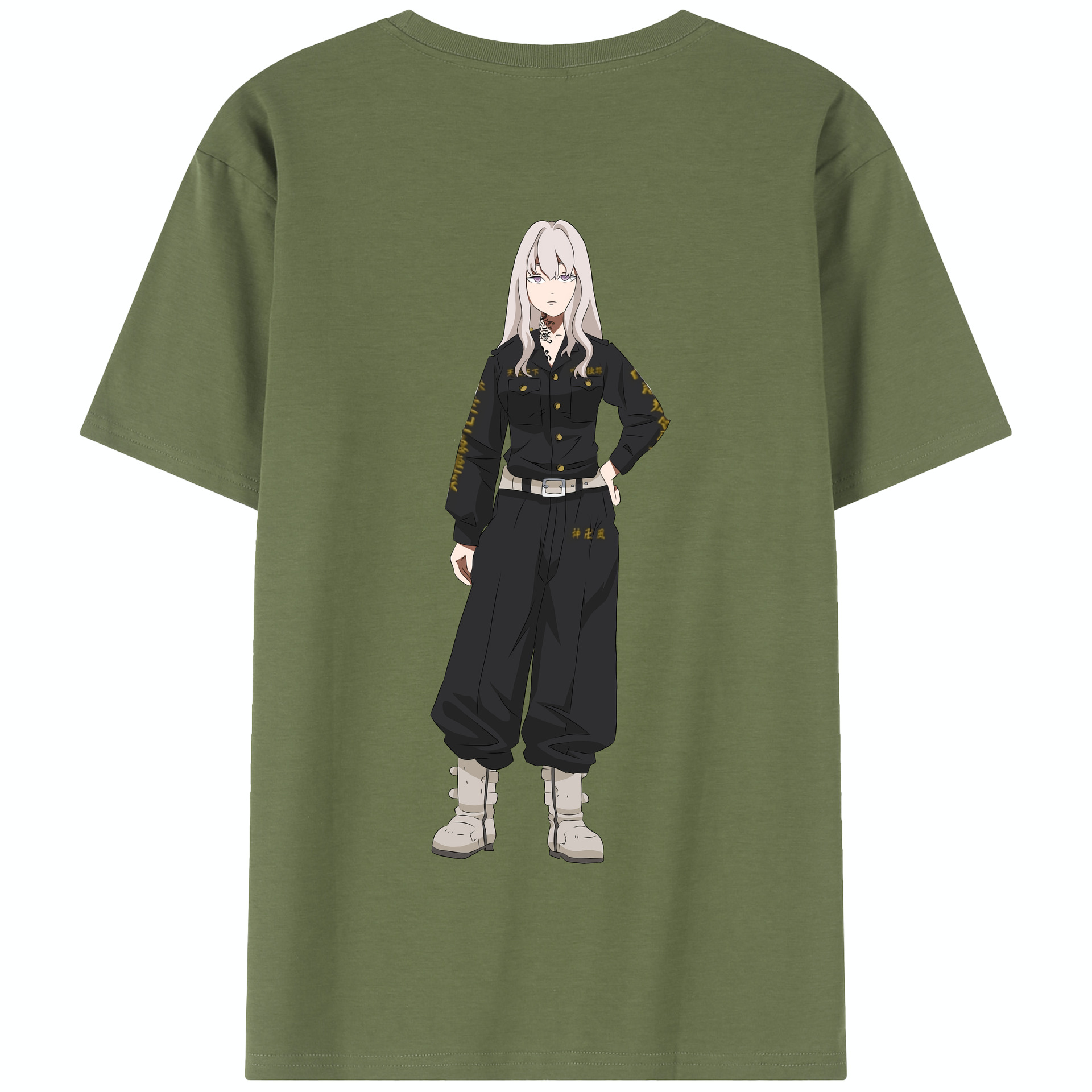 （画像用） 東京リベンジャーズ Tokyo Revengers 綿100％半袖Tシャツ（背面プリント）